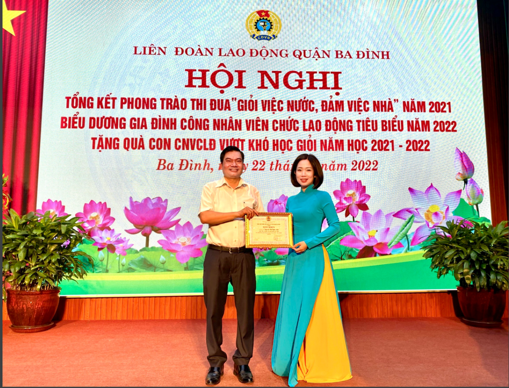 Cô giáo Nguyễn Ngọc Anh – tấm gương “Giỏi việc nước, đảm việc nhà” của Trường Tiểu học Phan Chu Trinh