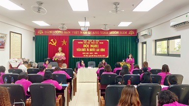 Trường Tiểu học Phan Chu Trinh tổ chức Hội nghị Cán bộ - Viên chức và Người lao động năm học 2023 – 2024
