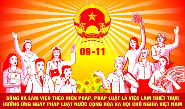 Trường Tiểu học Phan Chu Trinh tổ chức  tuyên truyền hưởng ứng  Ngày pháp luật Việt Nam 9-11