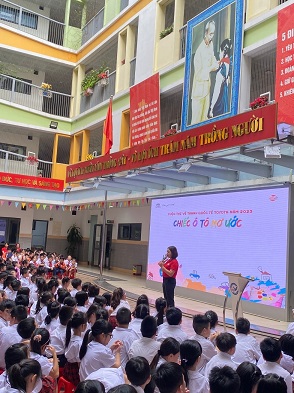 Trường Tiểu học Phan Chu Trinh với cuộc thi  vẽ tranh quốc tế Toyota  năm 2023 “ CHIẾC Ô TÔ MƠ ƯỚC”