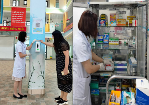 Trường Tiểu học Phan Chu Trinh tích cực triển khai  các biện pháp phòng chống dịch