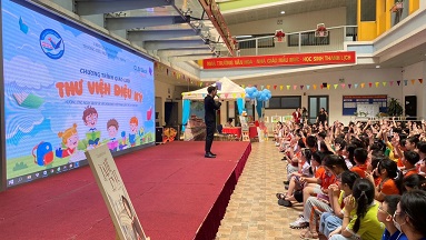 Trường Tiểu học Phan Chu Trinh tưng bừng tổ chức “Ngày hội đọc sách”