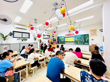 Những buổi họp Phụ huynh cuối năm đong đầy yêu thương của trường TH Phan Chu Trinh