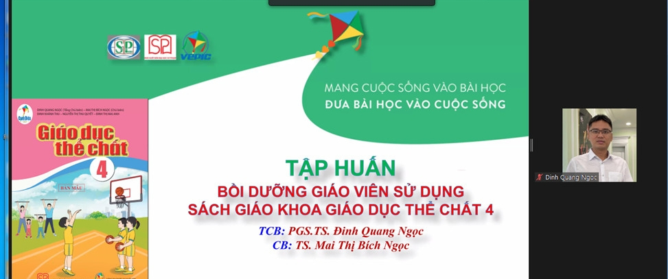Trường Tiểu học Phan Chu Trinh tập huấn môn Giáo dục thể chất – Bộ sách Cánh diều  theo chương trình giáo dục phổ thông mới 2018