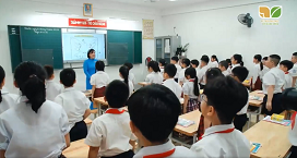 Giáo viên Khối 4 trường Tiểu học Phan Chu Trinh thao giảng minh hoạ tiết Luyện từ và câu Chương trình GDPT 2018 (Bộ sách Kết nối tri thức với cuộc sống)