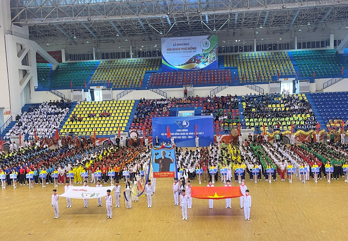 Trường Tiểu học Phan Chu Trinh tham gia Hội khỏe Phù Đổng Quận Ba Đình lần thứ X năm 2024