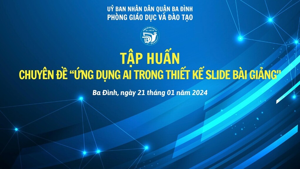 Giáo viên trường Tiểu học Phan Chu Trinh tích cực tham gia buổi tập huấn chuyên đề “Ứng dụng AI trong thiết kế slide bài giảng”