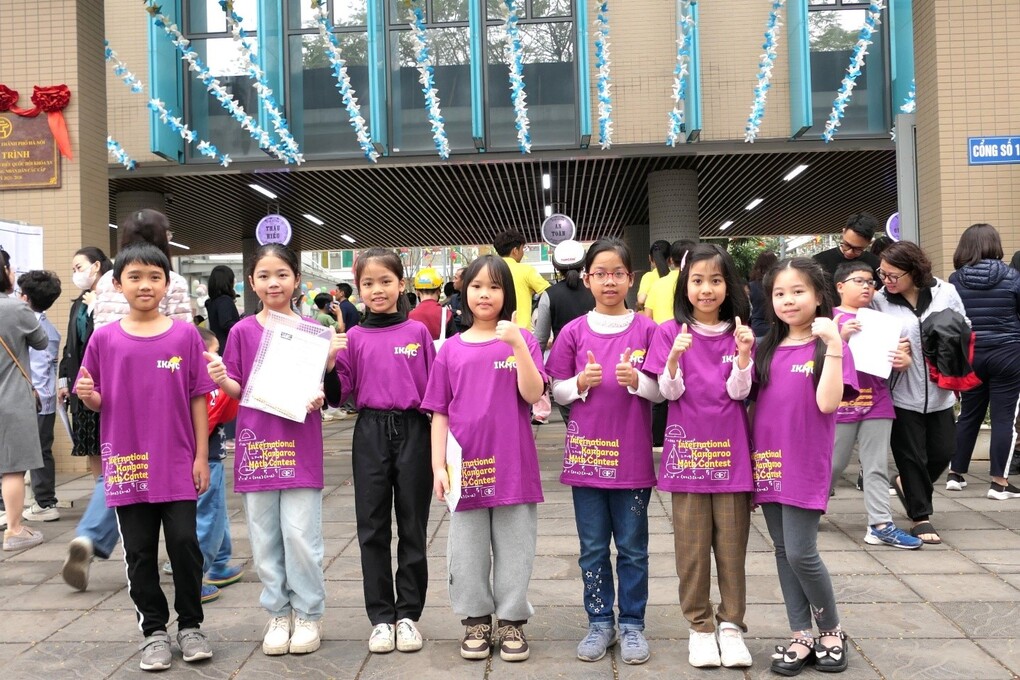 Học sinh trường Tiểu học Phan Chu Trinh  tham gia chinh phục kỳ thi Toán quốc tế Kangaroo