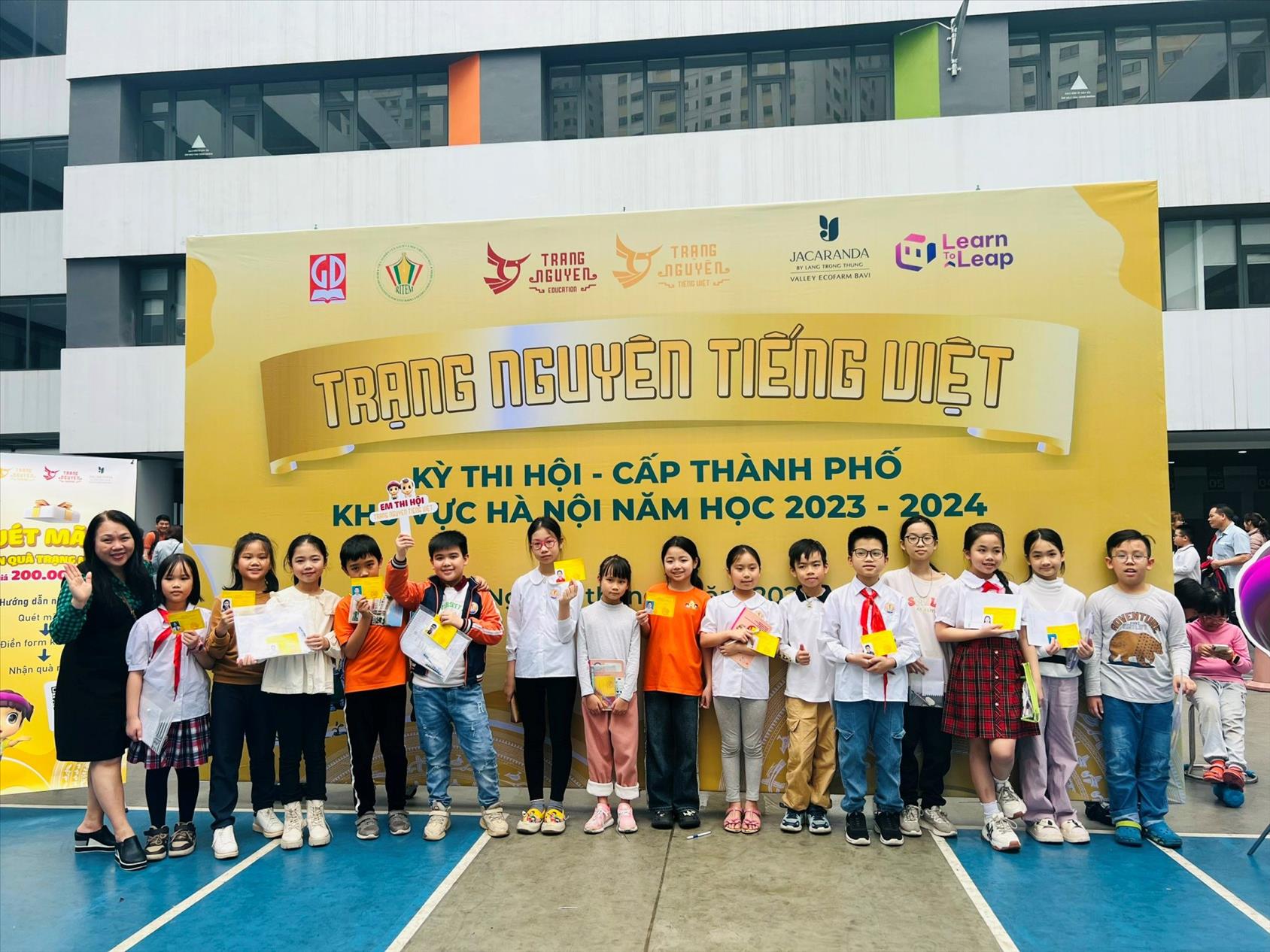 Học sinh  trường Tiểu học Phan Chu Trinh tham gia vòng thi Quốc gia Trạng Nguyên Tiếng Việt