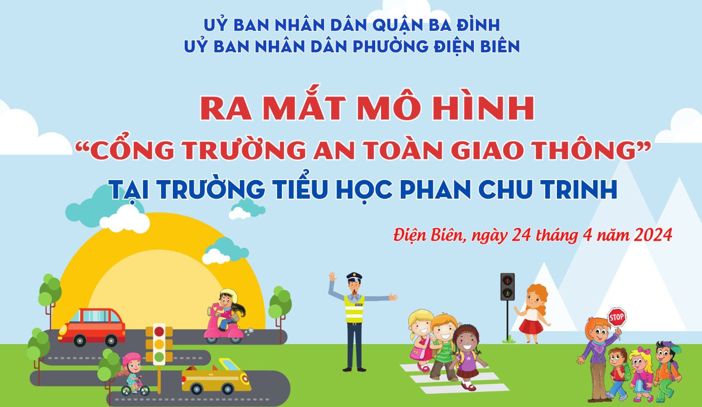 Ra mắt mô hình “Cổng trường An toàn giao thông” tại trường Tiểu học Phan Chu Trinh